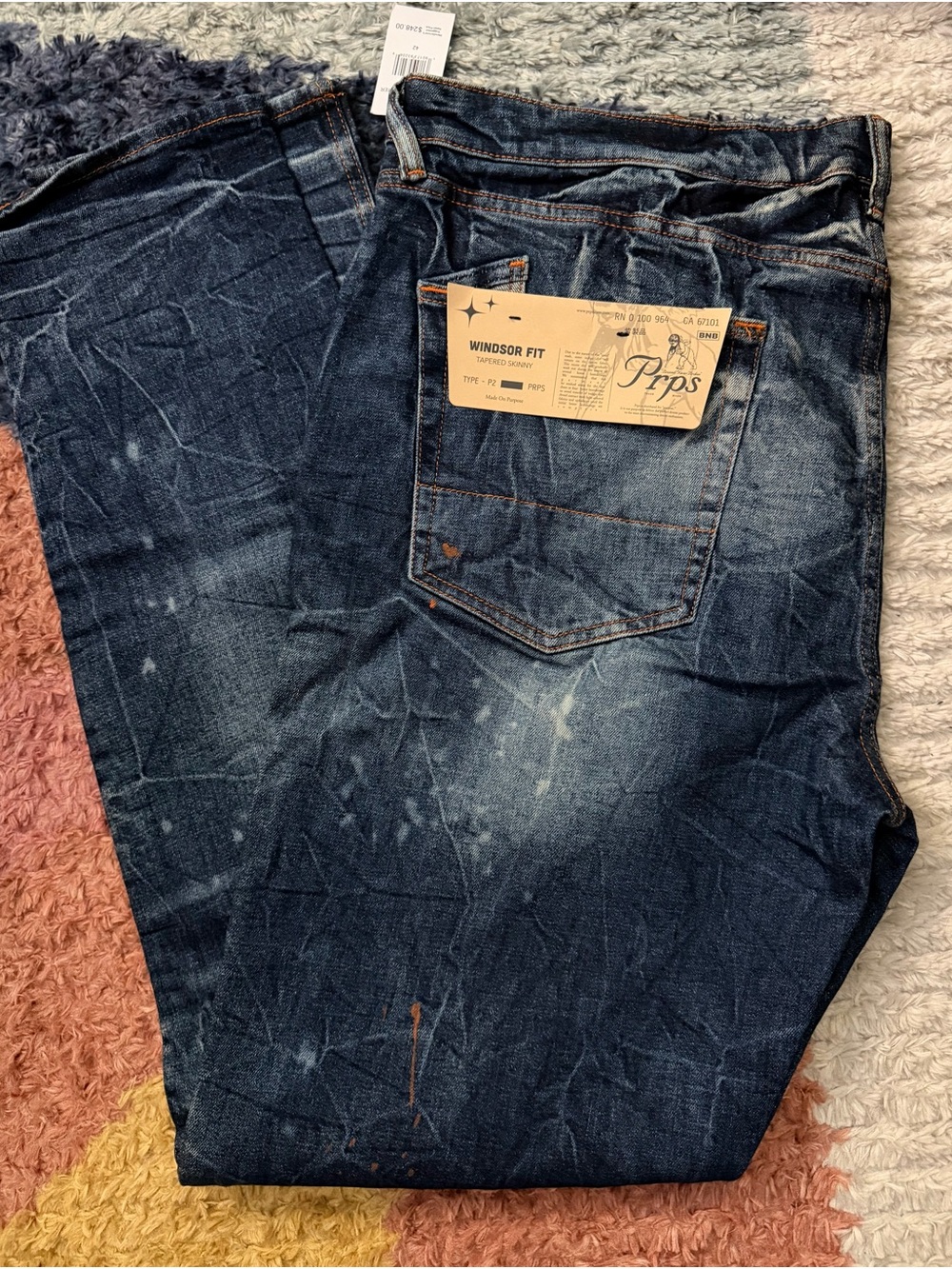 PRPS Dark Blue Denim Jeans
